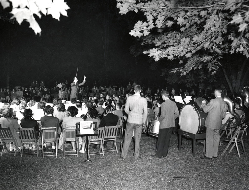 Night concert during summer session at the University of Idaho