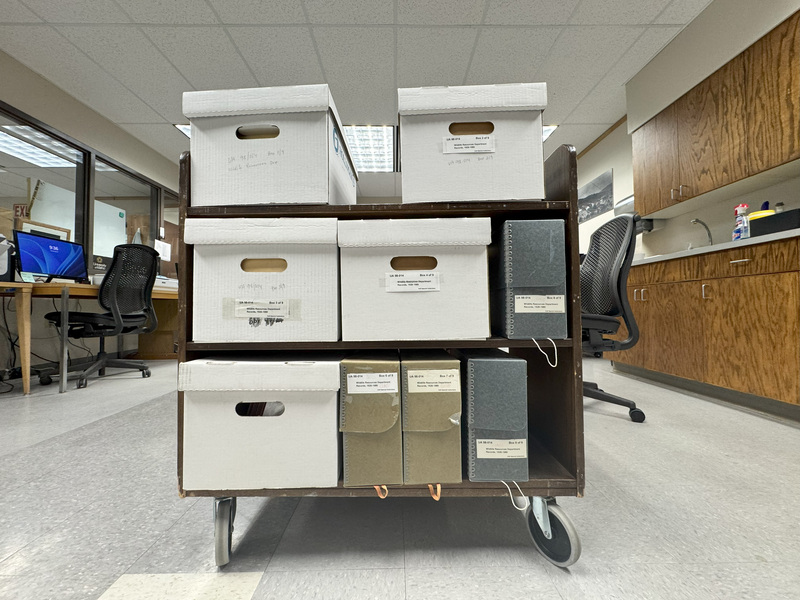 Boxes from the Wildlife Resources Department Records