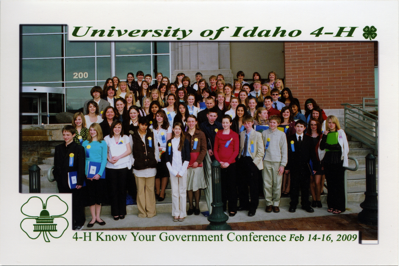 2009 4-H Know Your Governement Conference attendees