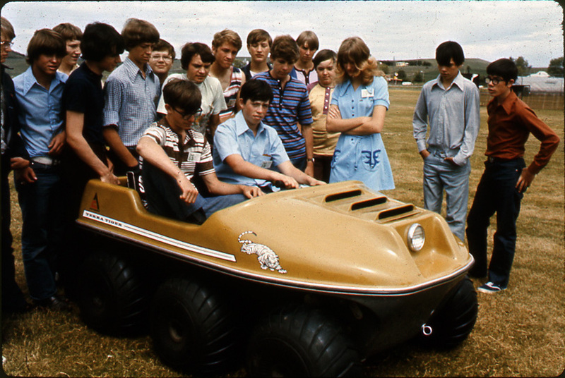 Young people with a Terra Tiger