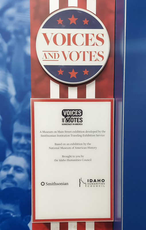 Voices and Votes placard