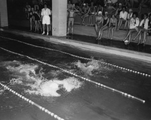 Women at swim meet [3]