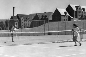Woman playing tennis [2]