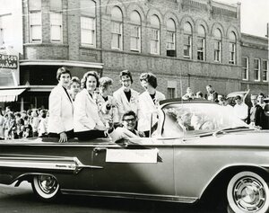 Image of Mortar Board at parade