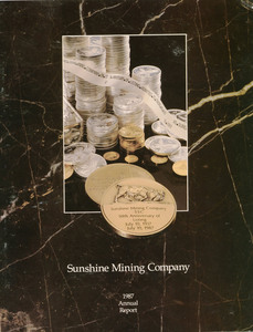 Sunshine Mining Company Annual Report [1]