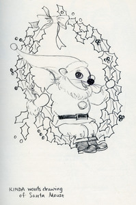 Sketch of Santa Mouse [2]