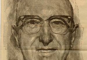 Image of Close of Dr. Theophilus' portrait