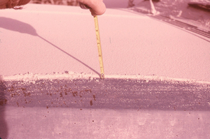 Measuring ash layer