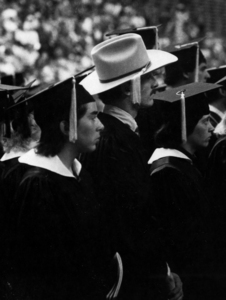 Image of Graduate wearing cowboy hat