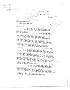 Letter to Olmsted Brothers