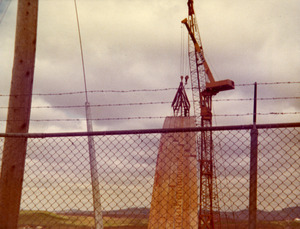 ASUI-Kibbie Activity Center construction - tress/arch placement [2]