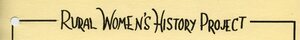 Rural Women's History Project [2]