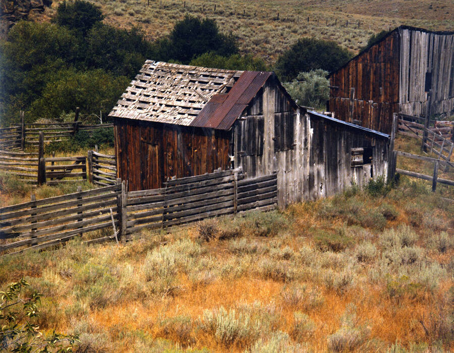 Dilapidated buildings on a ranch received a score of 24 at the Boise Camera Club competition.