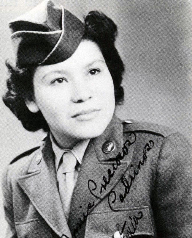 Victoria Archuleta Sierra enlisted in the U.S. Army at Pocatello and served as a nurse during World War II (photo courtesy the narrator).