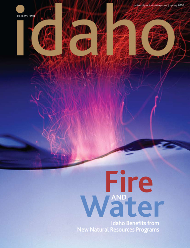 Articles: "Transforming an Icon"; "Fire and Water"; "Wusi Maki"; "Idaho Nanotechnology"; "Inspired"