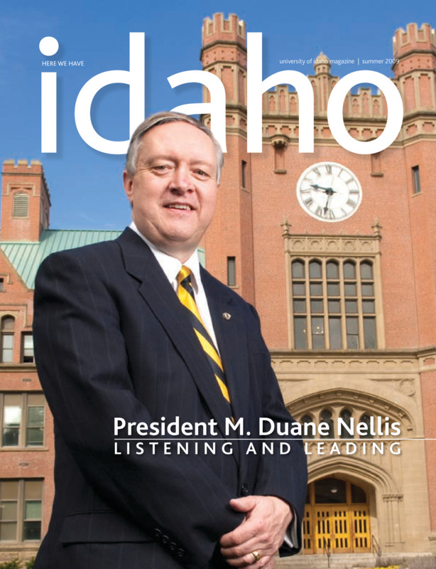 Articles: "The Nellis Era Has Begun"; "A Life of Leading"; "The Power to Lead"; "Commencement 2009"; "Kibbie Overhaul"