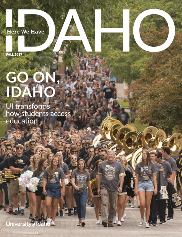 Articles: "IKEEP"; "Higher Education, One Click Away"; "Veronica Bridges"; "A Competitive Edge"; "Distance Learner Gives Back"; "Making Law School Dreams a Reality"; "Training Future Advocates"; "Global Perspective"; "Selso Gallegos"; "A Chance at Success"; "Meeting Students Where They are"; "Voices of Idaho: Emma Atchley"; "Gabriella Garcias"; "The Idaho AD Club Surges On"; "Her Best Self": " Raising the Pennant"; "Ericka Rupp"
