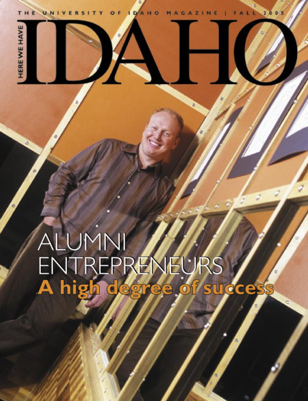 Articles: "Alumni Entrepreneurs"; "Mark Felt Reveals his Secret"; "Inspired to Help"; "Virtural Technology and Design Students"; "Nanotechnology"; "Vandals Make Their WAC Debut"