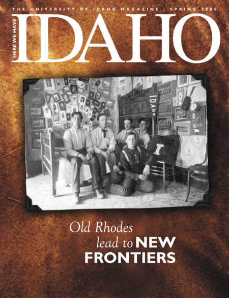 Articles: "Traveling Old Rhodes and New"; "KUID-TV"; "Michael Kirk"; "Healthy Research"; "When Manners Matter"; "How Scholarships Help"; "BLOT"; "Reconnecting to UI"; "Sports Spotlight"