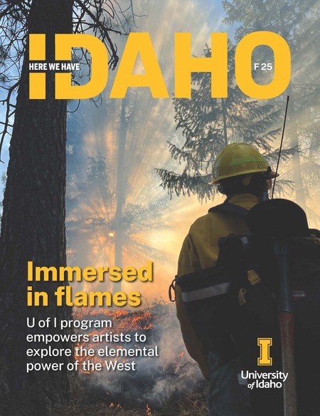  Articles: Data-Driven Defense; Engineering a Better Harvest; From Fire to Rapids; Raising the Bar with Caviar; Building Belonging; Predicting Pathogen Patterns; Brave. Bold. Unstoppable; A Dose of Innovation; Shaping Idaho's Landscape; Cultivating Justice; Burning for the Story