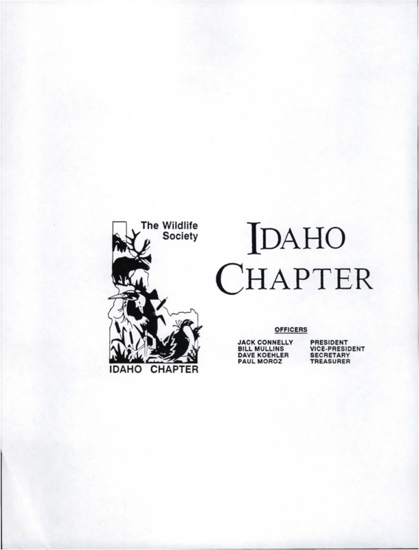 Idaho Chapter title page.