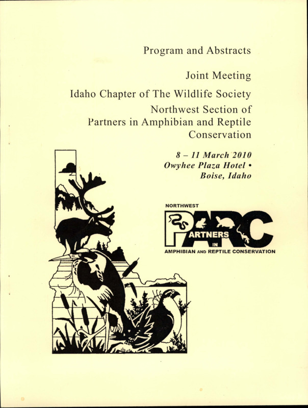 2010 joint meeting document. A collection of documents including but not limited to programs, abstracts, and agendas.