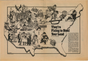 A collection of documents including but limited to articles on "They're Fixing to Steal Your Land", "We Own The Public Lands", "Most of Idaho's Big Game Inhabits The Public Lands", and "We can go anywhere on our public lands. If they become private we'll lose that freedom."
