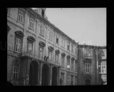 Facade of a building in Italy.