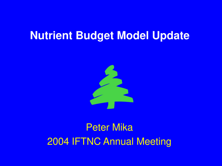 2004 Annual Meeting Presentation