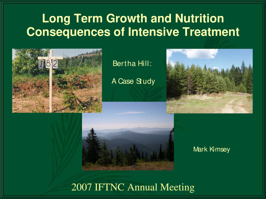 2007 Annual Meeting Presentation