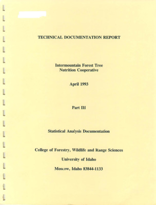 Forest fertilization for enhancing tree growth and improving the value of harvested timber has been an effective silvicultural practice in the Inland Northwest forests. Early large scale study trials were installed in 1980, 1981 and 1982 to study the effects of nitrogen fertilization on forest nutrition, growth and survival of second-growth, even-aged Rocky Mountain Douglas-fir. A total of 98 research sites located across six ecologically diverse geographic regions throughout the Intermountain Northwest were respectively monitored for twelve, fourteen and sixteen years after establishment. Subsequent evidence from the Douglas-fir trials suggested that elements other than nitrogen, particularly potassium, may be limiting on some forest site types and may have significant influence on forest health. In response, a subset of the original trials was retreated in 1987 and 1988 with nitrogen and/or nitrogen plus potassium treatments. Technical and refereed documents include initial establishment and growth responses. Additional documentation is also presented for the 1987 and 1988 retreatment.