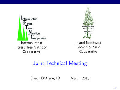 2013 Annual Meeting Presentation