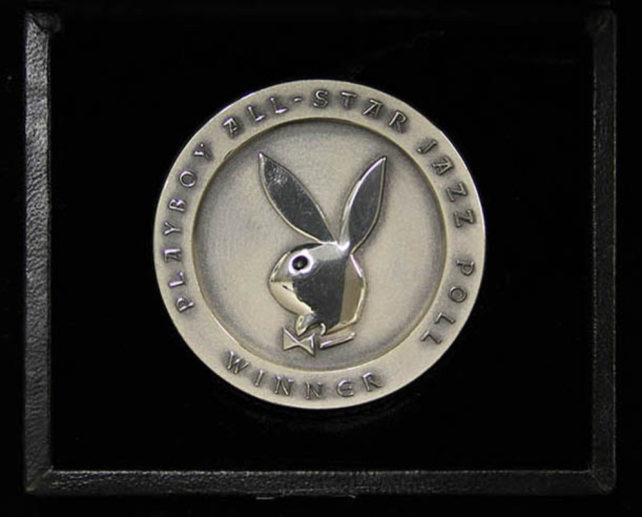 Ray Brown, 1967.  2 1/2 inch Playboy All-Star Jazz Poll Winner medal.