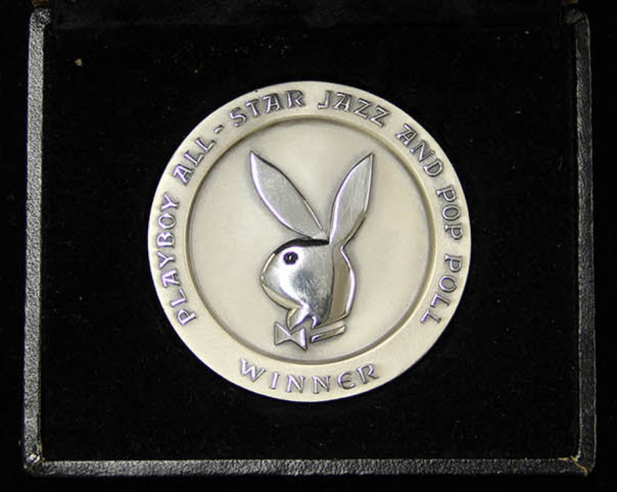 Ray Brown, 1970.  2 1/2 inch Playboy All-Star Jazz and Pop Poll Winner medal.