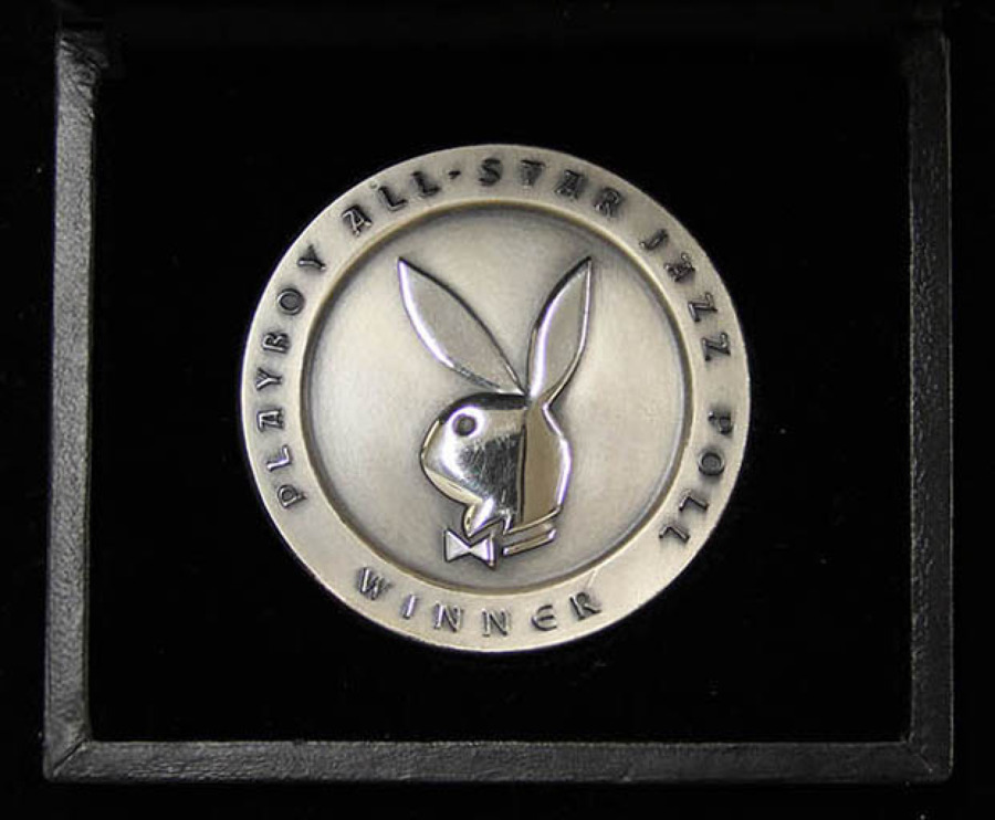 Ray Brown, Bass, Special Award, 1963.  2 1/2 inch Playboy All-Star Jazz Poll Winner medal.
