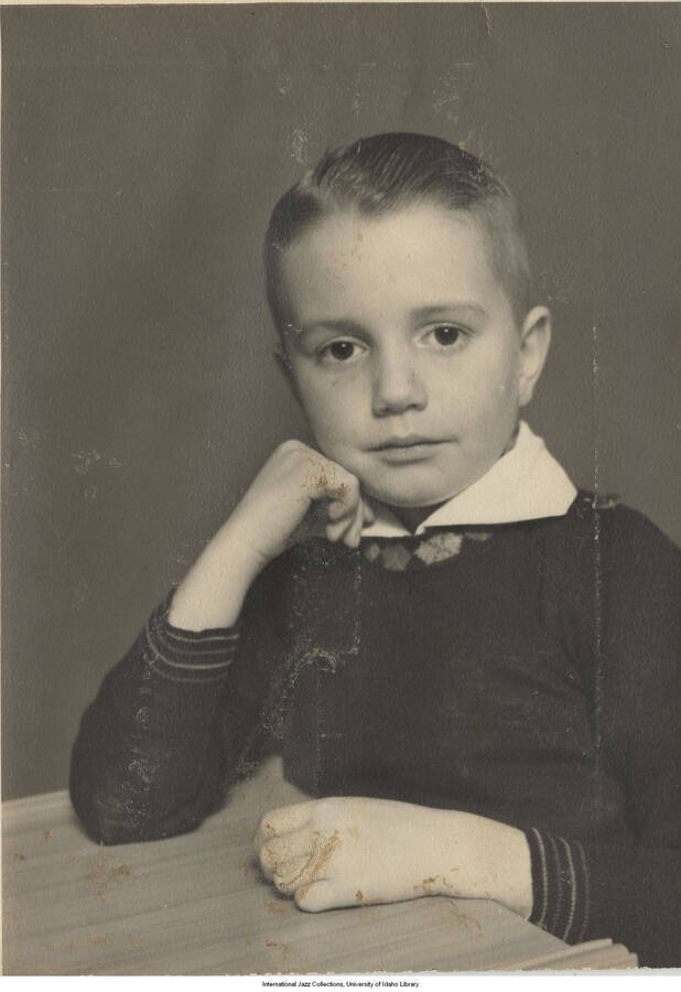 5 x 3 1/2 inch photograph; unidentified boy