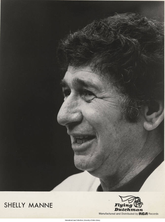 10 x 8 inch photograph; Shelly Manne