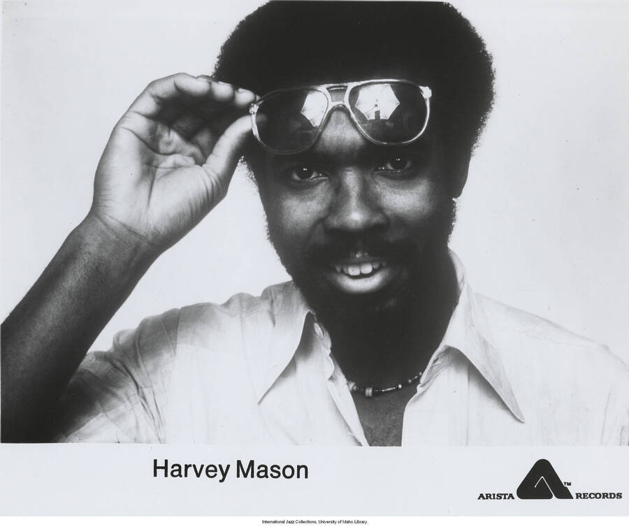 8 x 10 inch photograph; Harvey Mason