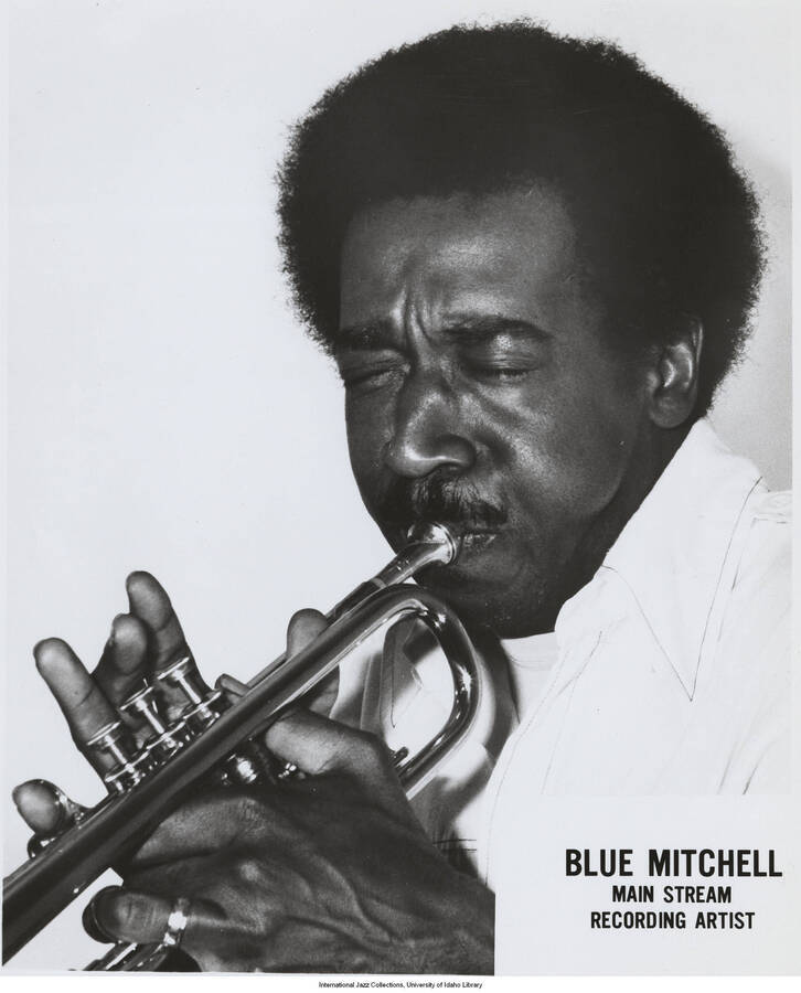 10 x 8 inch photograph; Blue Mitchell (1 duplicate)