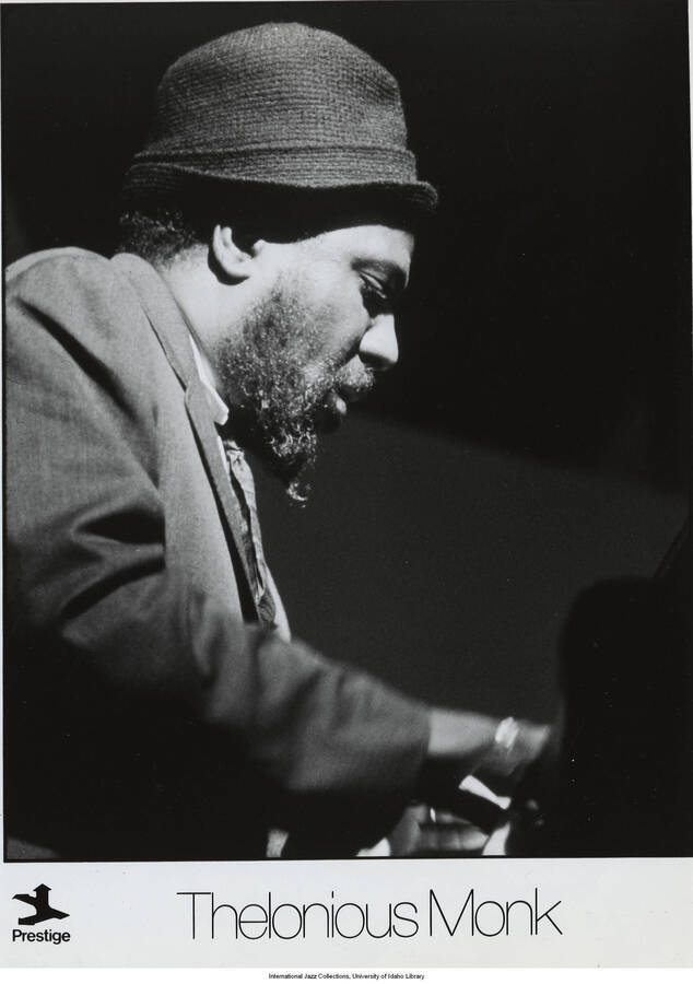 10 x 8 inch photograph; Thelonious Sphere Monk