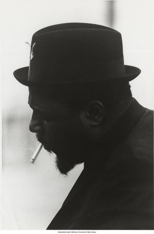 10 x 8 inch photograph; Thelonious Sphere Monk