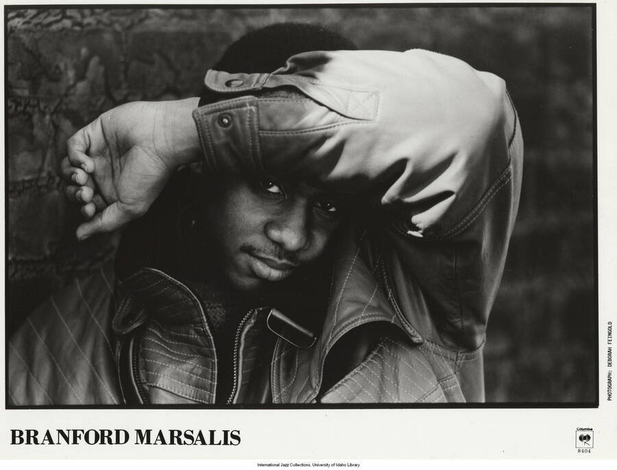 8 x 10 inch photograph; Branford Marsalis