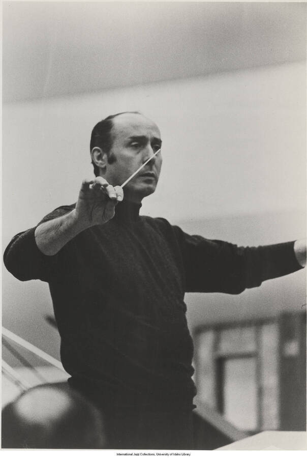 10 x 8 inch photograph; Henry Mancini