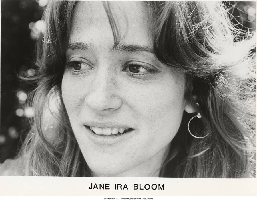8 x 10 inch photograph; Jane Ira Bloom (1 duplicate)