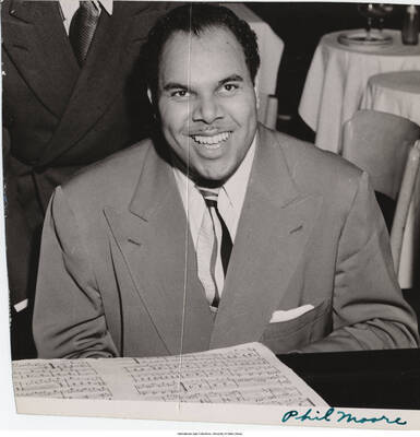 5 x 5 inch photograph; Phil Moore