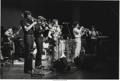 5 x 7 inch photograph; Matrix (jazz group) performing