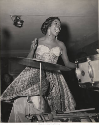 10 x 8 inch photograph; unidentified woman