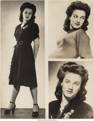 10 x 8 inch photograph; Margery Heath