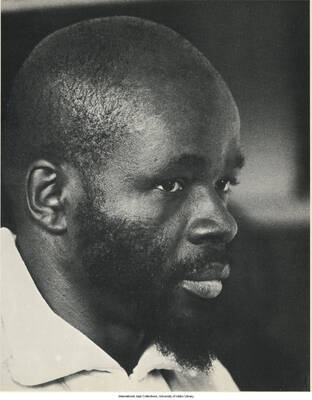 8 3/4 x 7 1/8 inch photograph; Makanda Ken McIntyre