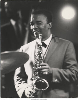 10 x 8 inch photograph; Howard McGhee